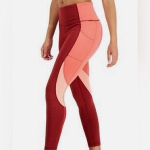 NWT Ideology Color Block Activewear Leggings